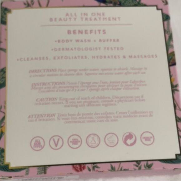 Spongelle Apple Blossom Body Wash Infused Buffer - Picture 3 of 6